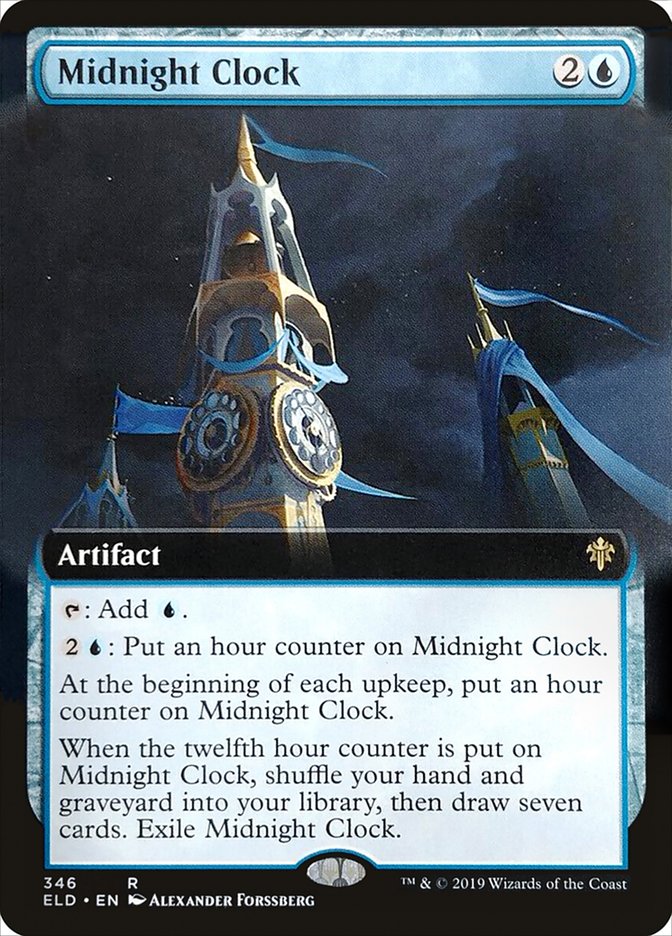 Midnight Clock (Extended Art) [Throne of Eldraine] | Good Games North