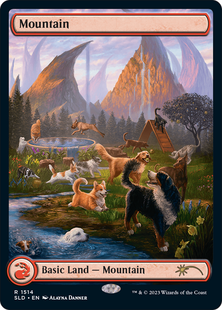 Mountain (1514) [Secret Lair Commander Deck: Raining Cats and Dogs] | Good Games North