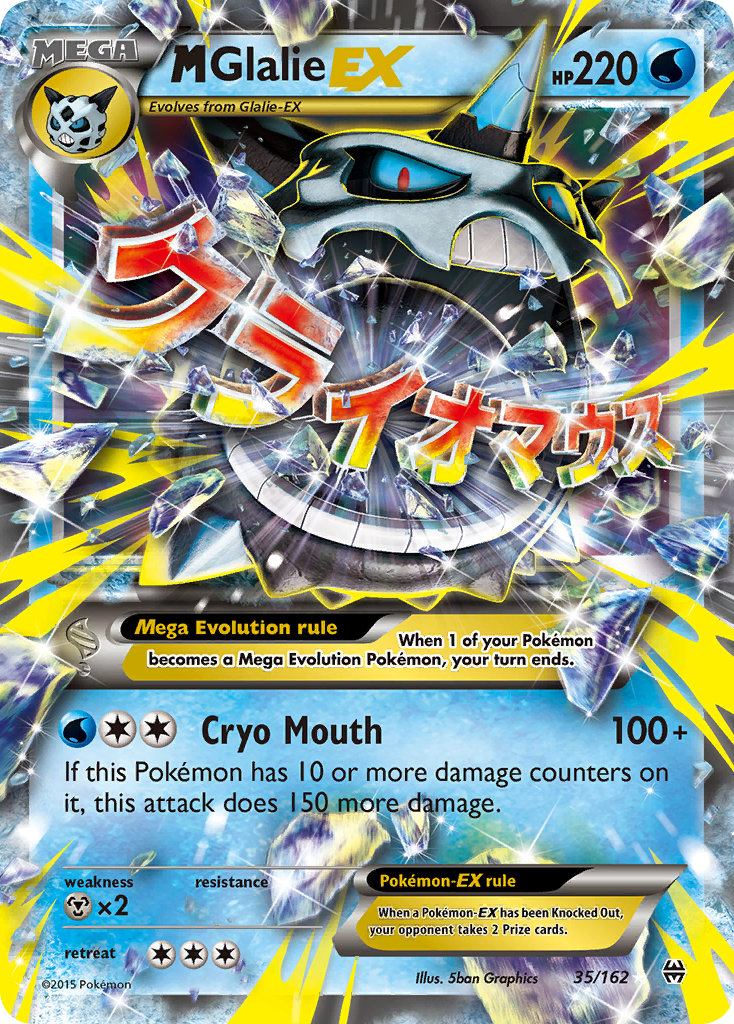 M Glalie EX (35/162) [XY: BREAKthrough] | Good Games North