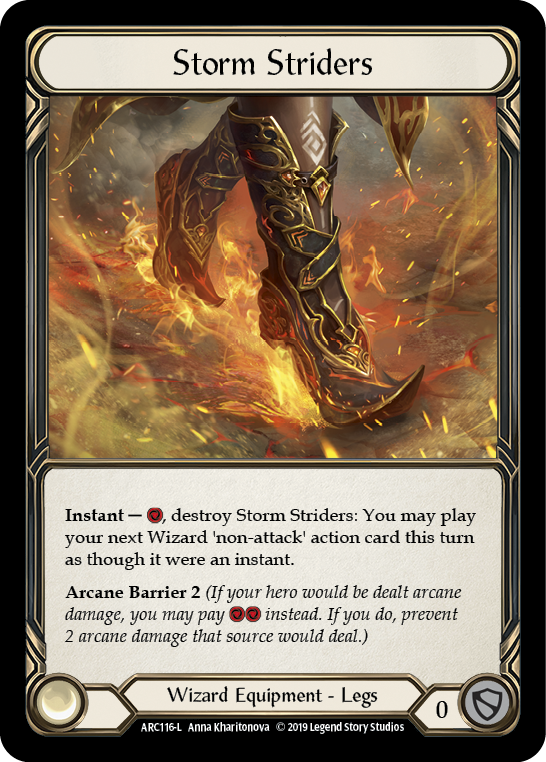 Storm Striders [ARC116-L] 1st Edition Cold Foil | Good Games North