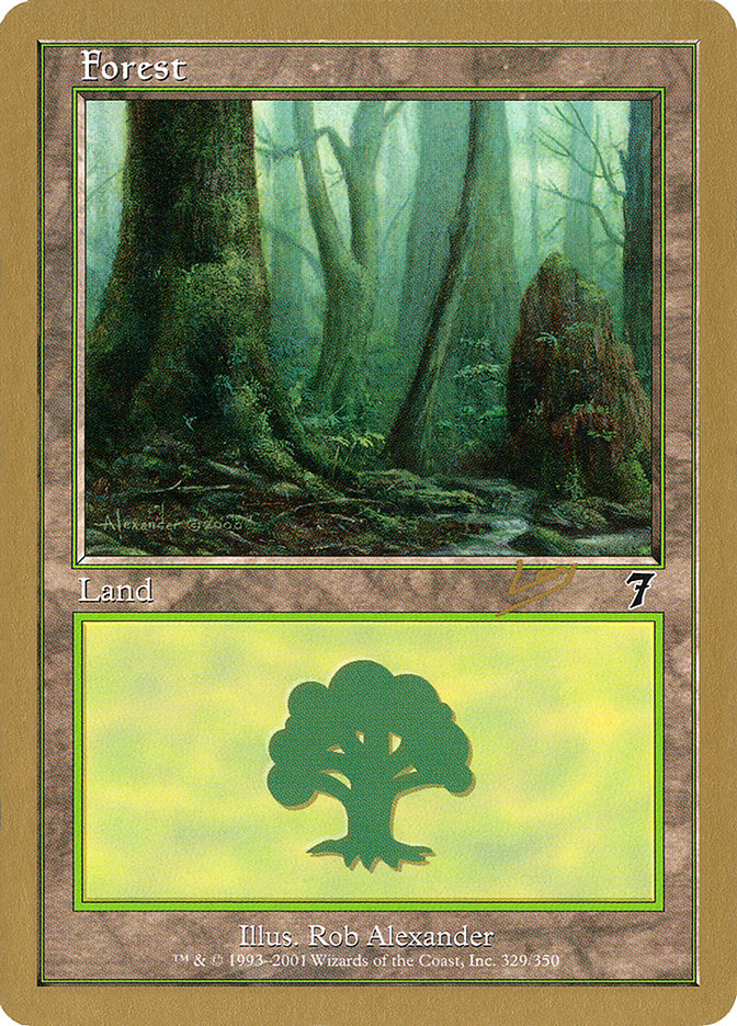 Forest (rl329) (Raphael Levy) [World Championship Decks 2002] | Good Games North