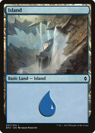 Island (257) [Battle for Zendikar] | Good Games North