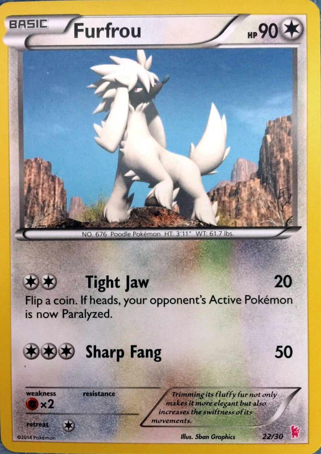 Furfrou (22/30) [XY: Trainer Kit - Sylveon] | Good Games North