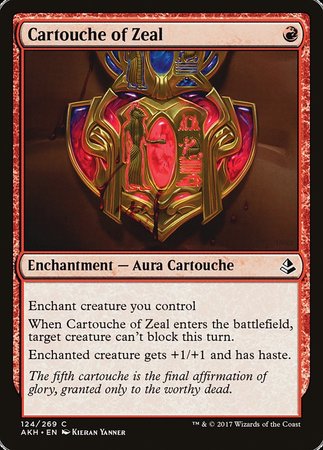 Cartouche of Zeal [Amonkhet] | Good Games North