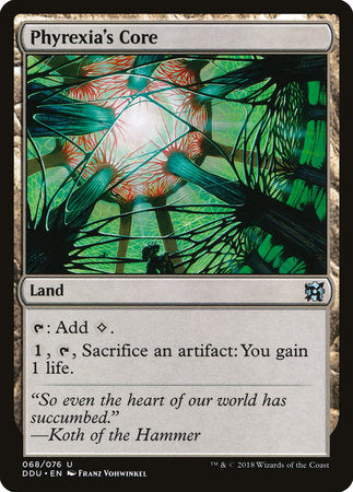 Phyrexia's Core [Duel Decks: Elves vs. Inventors] | Good Games North