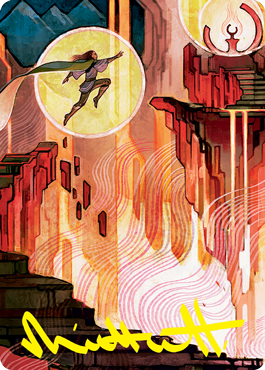 Thrill of Possibility Art Card (Gold-Stamped Signature) [Strixhaven: School of Mages Art Series] | Good Games North