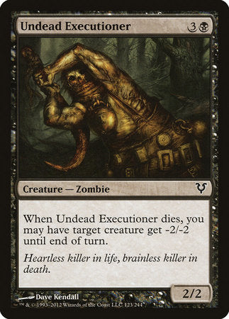 Undead Executioner [Avacyn Restored] | Good Games North