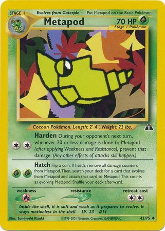 Metapod (42/75) [Neo Discovery Unlimited] | Good Games North