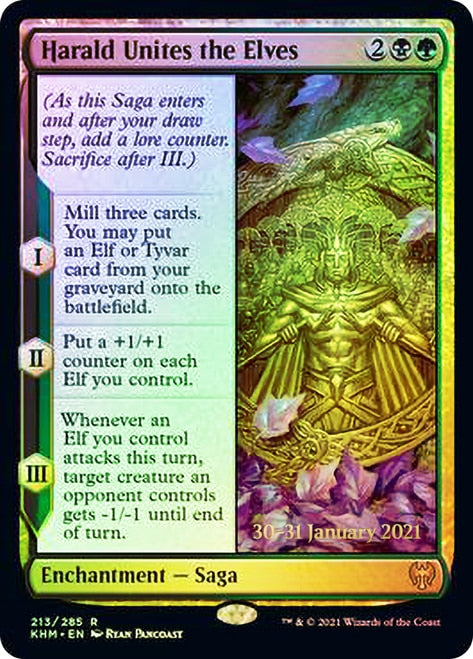 Harald Unites the Elves [Kaldheim Prerelease Promos] | Good Games North