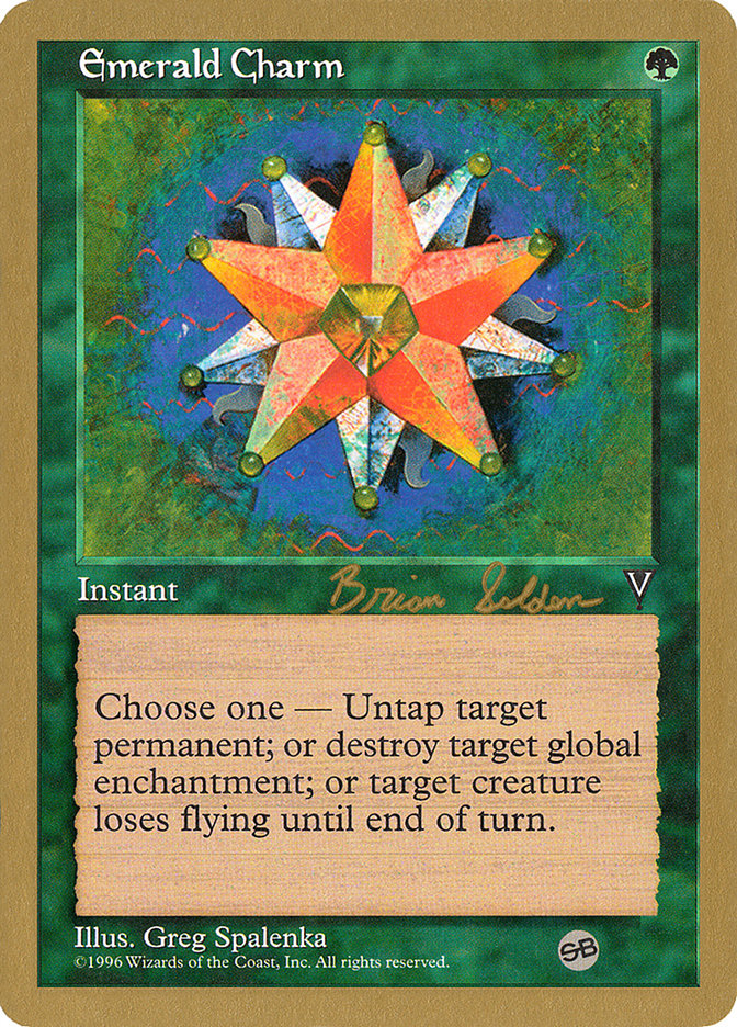 Emerald Charm (Brian Selden) (SB) [World Championship Decks 1998] | Good Games North