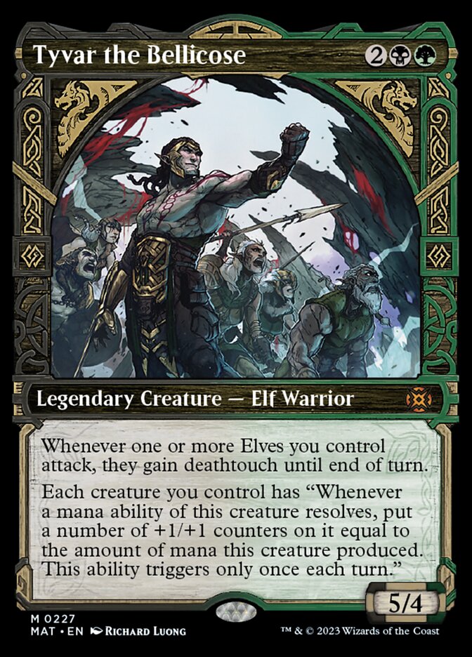 Tyvar the Bellicose (Showcase Halo Foil) [March of the Machine: The Aftermath] | Good Games North