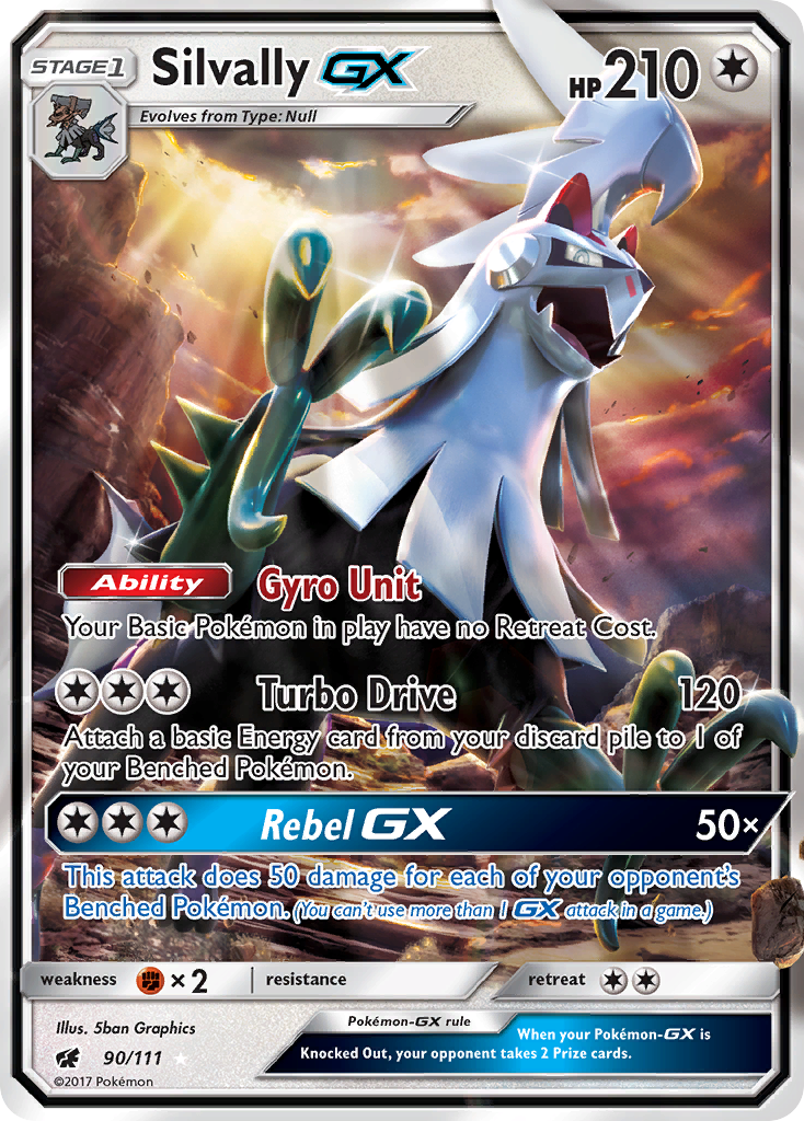 Silvally GX (90/111) [Sun & Moon: Crimson Invasion] | Good Games North