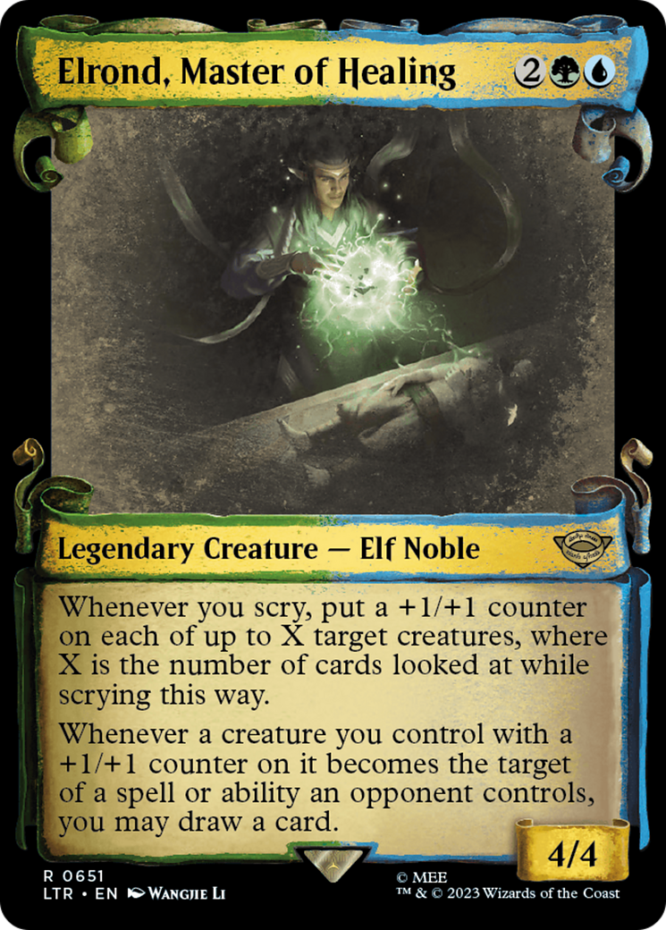 Elrond, Master of Healing [The Lord of the Rings: Tales of Middle-Earth Showcase Scrolls] | Good Games North
