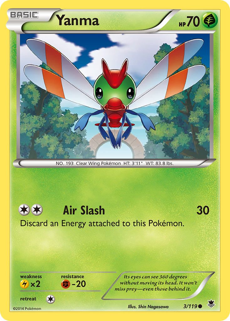 Yanma (3/119) [XY: Phantom Forces] | Good Games North