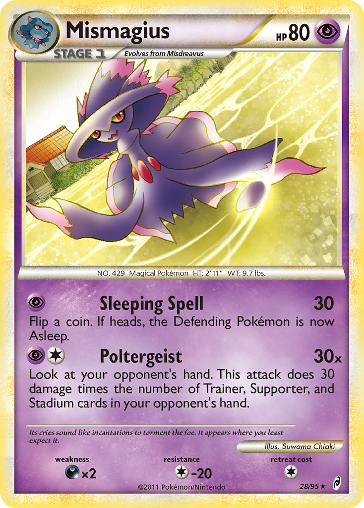 Mismagius (28/95) [HeartGold & SoulSilver: Call of Legends] | Good Games North