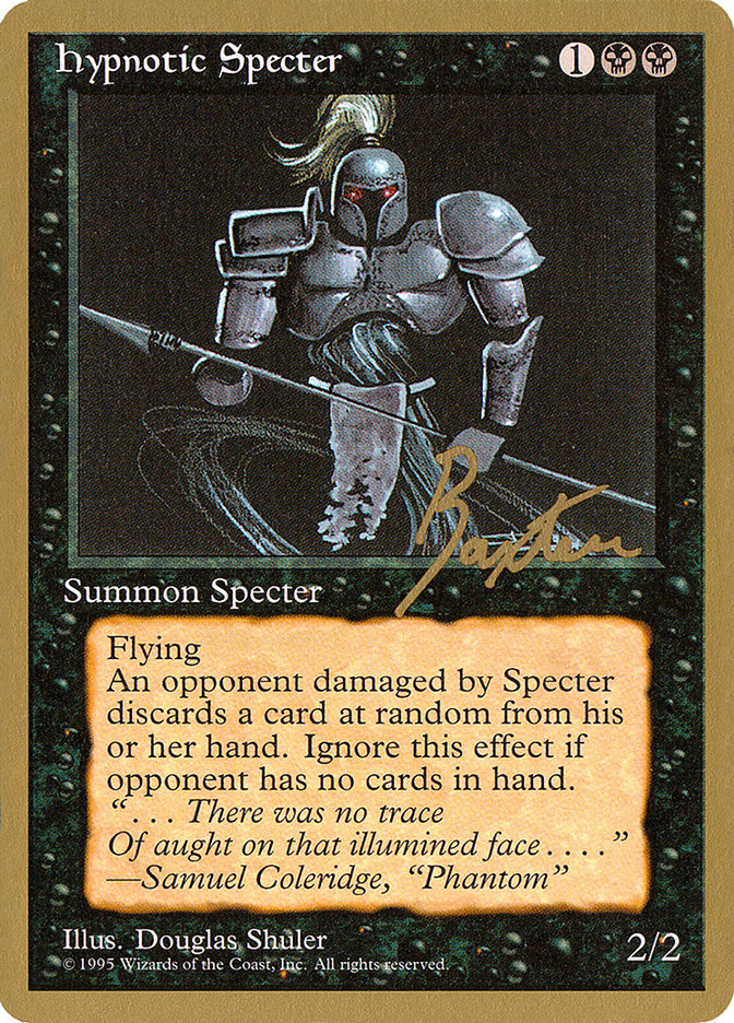 Hypnotic Specter (George Baxter) [Pro Tour Collector Set] | Good Games North