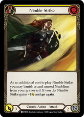 Nimble Strike (Yellow) [U-WTR186] (Welcome to Rathe Unlimited)  Unlimited Normal | Good Games North
