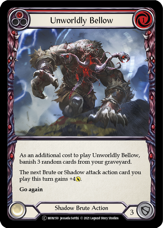 Unworldly Bellow (Red) [U-MON150] Unlimited Normal | Good Games North