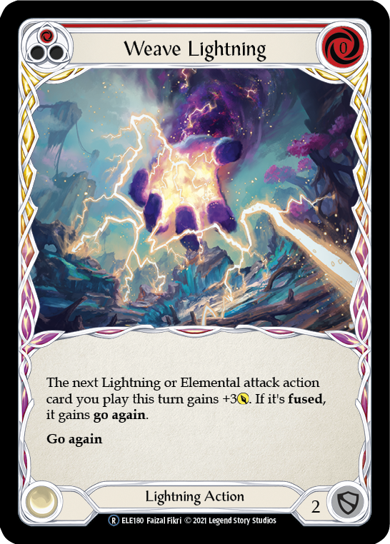 Weave Lightning (Red) [U-ELE180] Unlimited Normal | Good Games North
