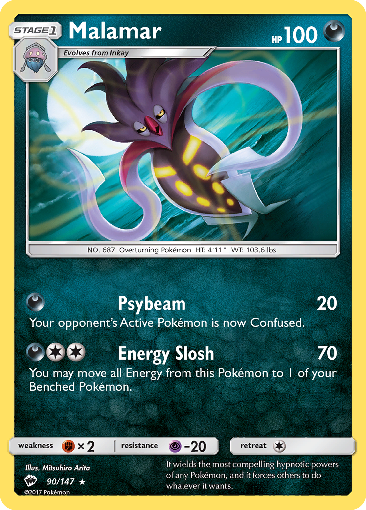 Malamar (90/147) [Sun & Moon: Burning Shadows] | Good Games North