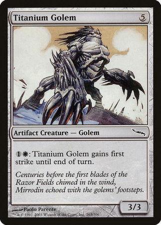 Titanium Golem [Mirrodin] | Good Games North