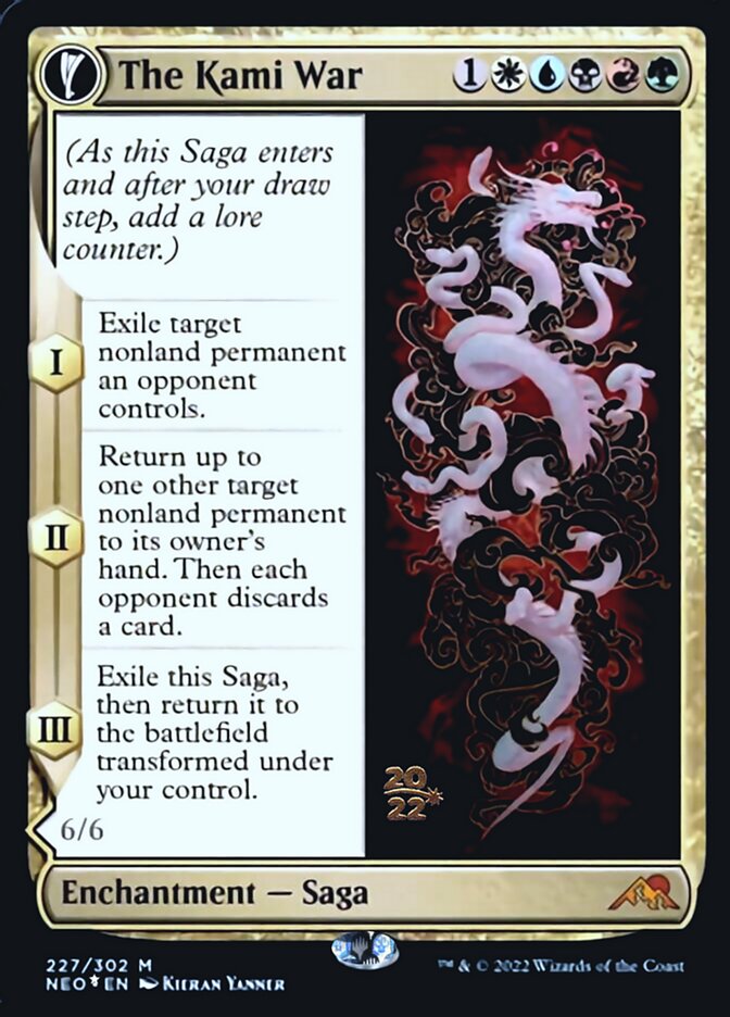 The Kami War // O-Kagachi Made Manifest [Kamigawa: Neon Dynasty Prerelease Promos] | Good Games North