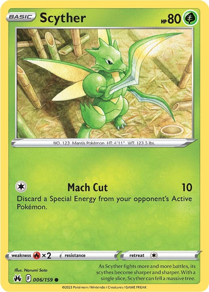 Scyther (006/159) [Sword & Shield: Crown Zenith] | Good Games North