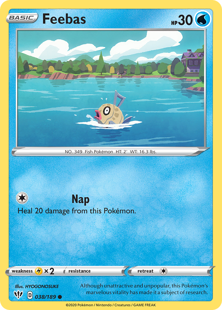 Feebas (038/189) [Sword & Shield: Darkness Ablaze] | Good Games North