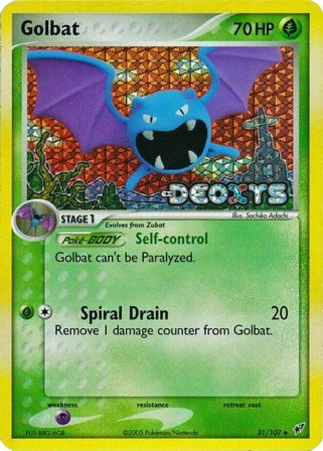 Golbat (31/107) (Stamped) [EX: Deoxys] | Good Games North