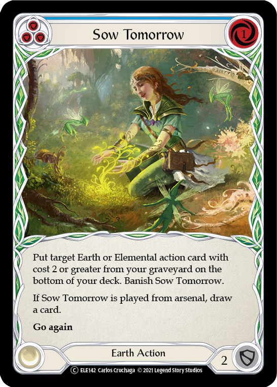 Sow Tomorrow (Blue) [U-ELE142] Unlimited Rainbow Foil | Good Games North