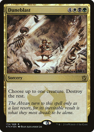 Duneblast [Khans of Tarkir Promos] | Good Games North