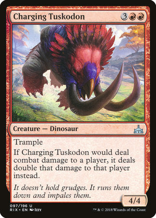 Charging Tuskodon [Rivals of Ixalan] | Good Games North