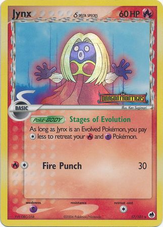 Jynx (17/101) (Delta Species) (Stamped) [EX: Dragon Frontiers] | Good Games North