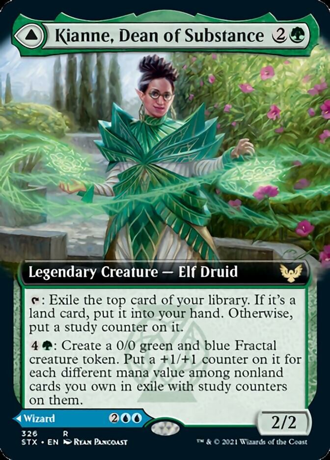 Kianne, Dean of Substance // Imbraham, Dean of Theory (Extended) [Strixhaven: School of Mages] | Good Games North