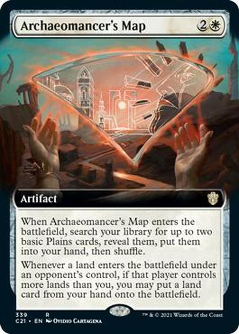Archaeomancer's Map (Extended) [Commander 2021] | Good Games North