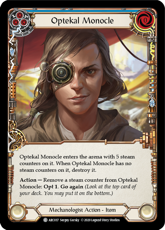 Optekal Monocle [U-ARC037] Unlimited Rainbow Foil | Good Games North