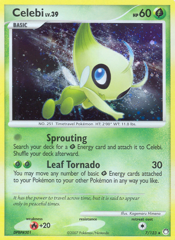 Celebi (7/123) [Diamond & Pearl: Mysterious Treasures] | Good Games North