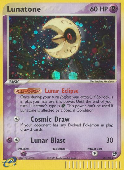 Lunatone (8/100) [EX: Sandstorm] | Good Games North