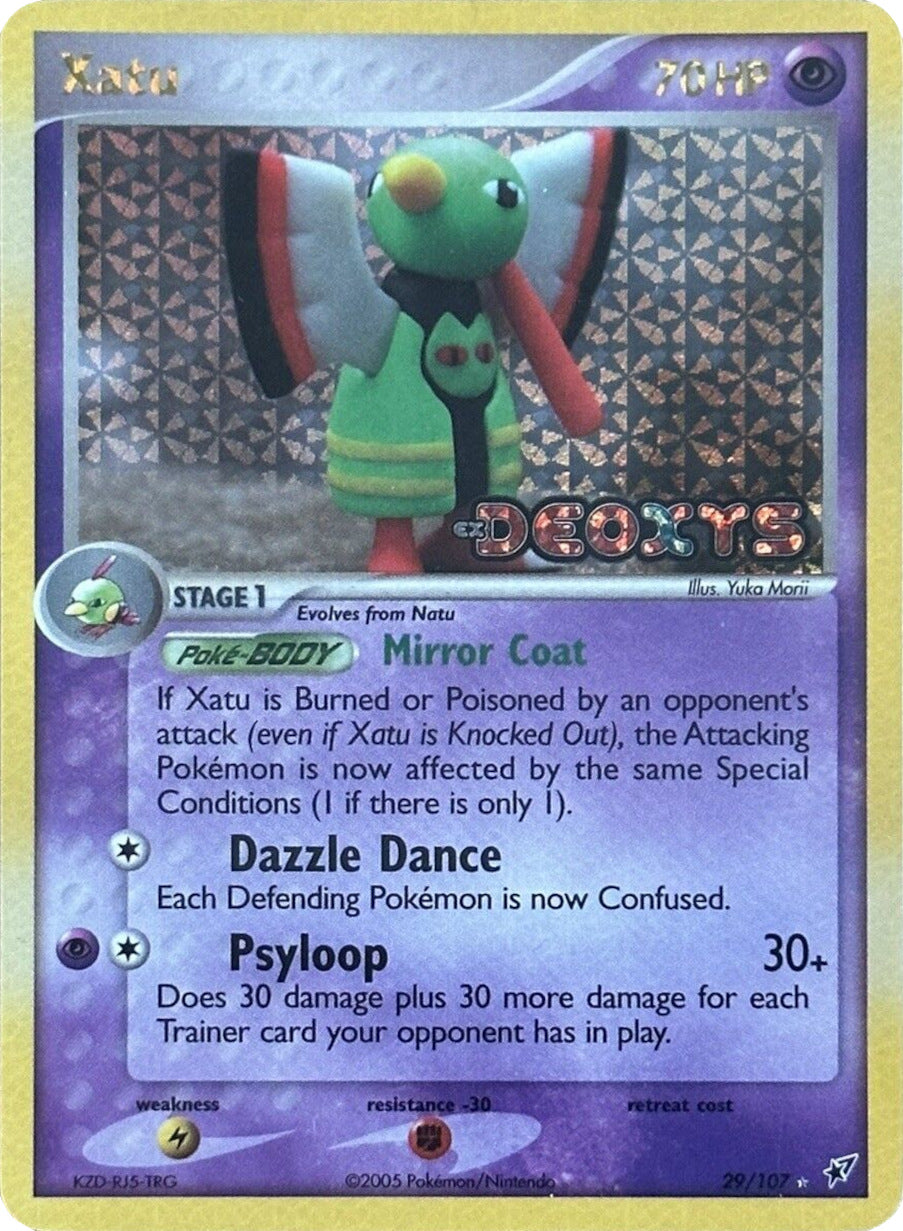 Xatu (29/107) (Stamped) [EX: Deoxys] | Good Games North