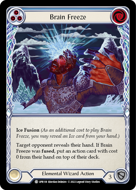 Brain Freeze (Blue) [UPR118] (Uprising)  Rainbow Foil | Good Games North