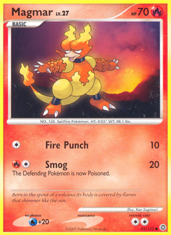 Magmar (93/132) [Diamond & Pearl: Secret Wonders] | Good Games North