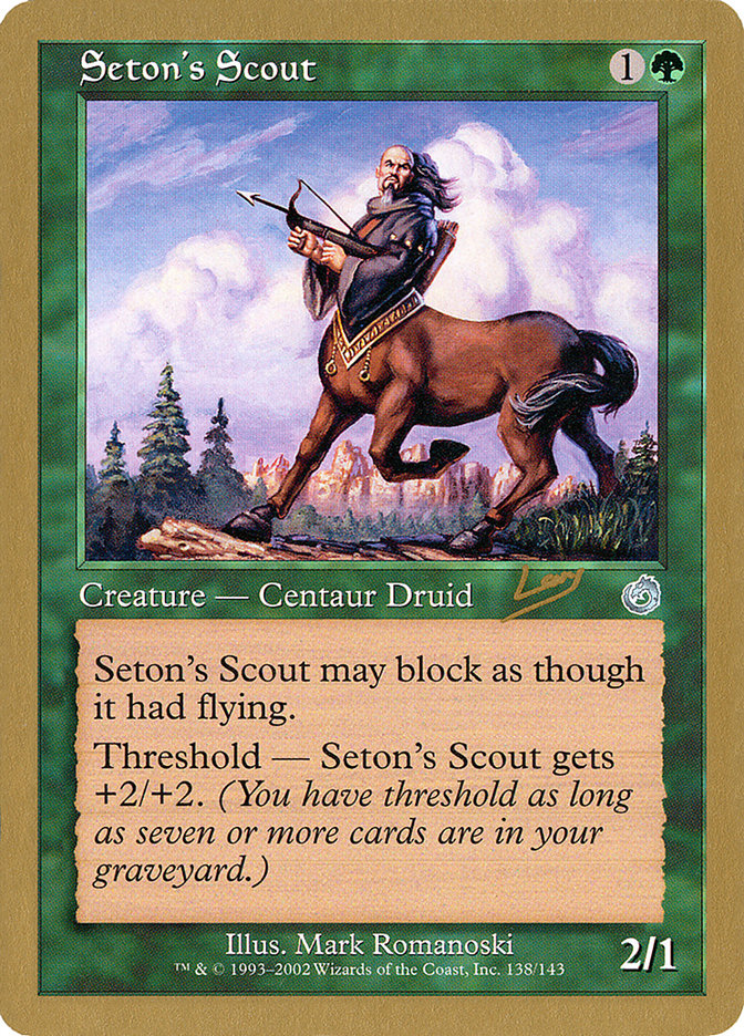 Seton's Scout (Raphael Levy) [World Championship Decks 2002] | Good Games North