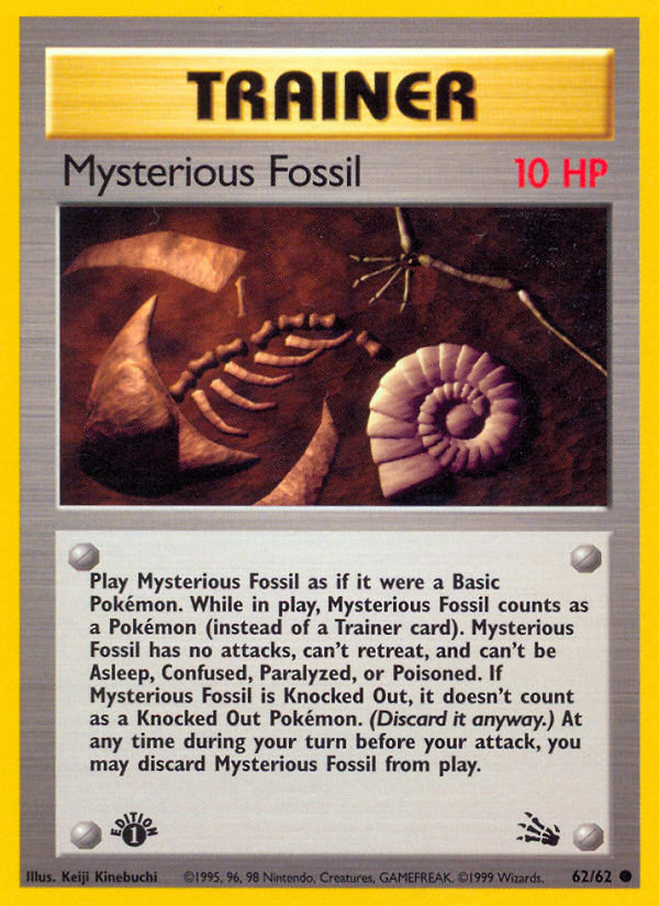 Mysterious Fossil (62/62) [Fossil 1st Edition] | Good Games North