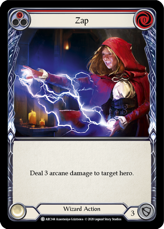 Zap (Red) [U-ARC144] Unlimited Rainbow Foil | Good Games North