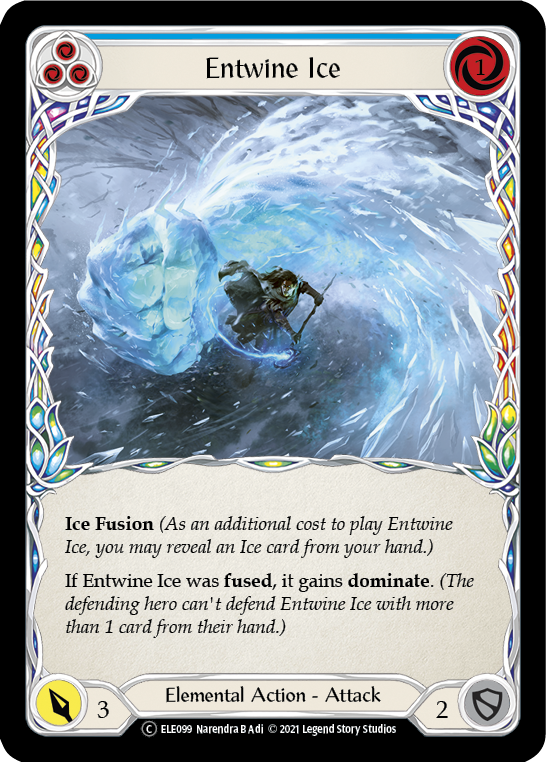 Entwine Ice (Blue) [U-ELE099] Unlimited Normal | Good Games North