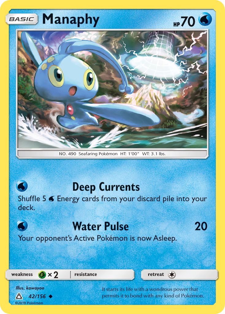 Manaphy (42/156) [Sun & Moon: Ultra Prism] | Good Games North