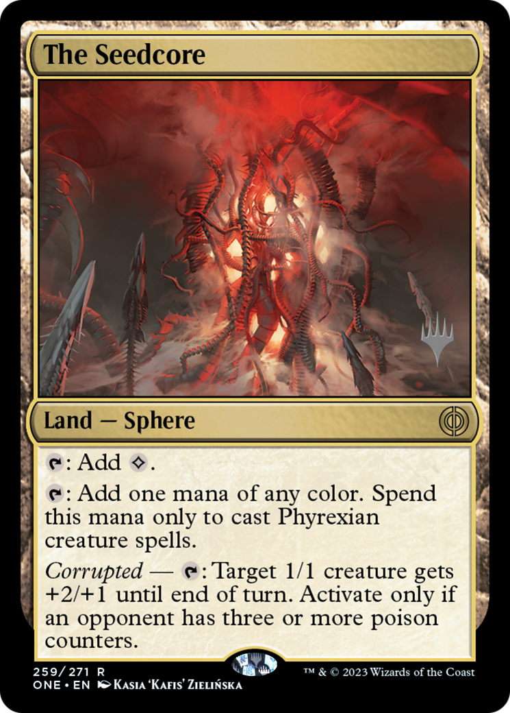 The Seedcore (Promo Pack) [Phyrexia: All Will Be One Promos] | Good Games North