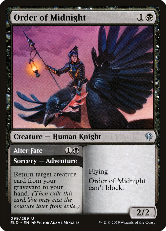 Order of Midnight // Alter Fate [Throne of Eldraine] | Good Games North