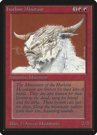 Hurloon Minotaur [Limited Edition Beta] | Good Games North