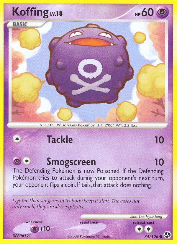 Koffing (74/106) [Diamond & Pearl: Great Encounters] | Good Games North